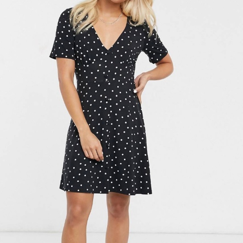 ⚫️⚪️ soft polka dot dress